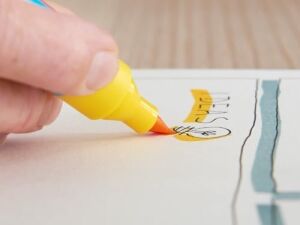 385 Flipchart Efekt Markörü Açık Mavi