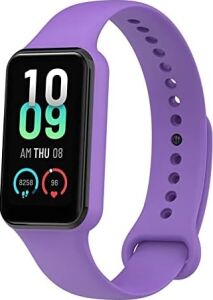 Amazfit Band 7 Silikon Kordon Lila