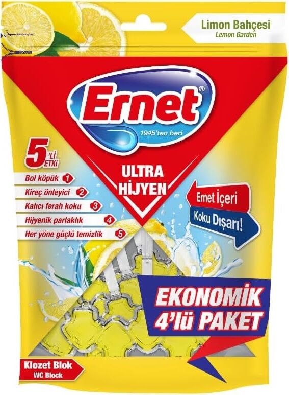 Klozet Ultra Hijyen Limon Bahçesi 4 x 50 G