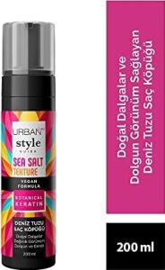 Style Guide Deniz Tuzu Doğal Dalga Sağlayan Şekillendirici Saç Köpüğü 200 Ml- Vegan