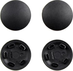 MacBook Alt Kapak Ayak Lastiği (Rubber Feet) Seti | MacBook Air 13 Inç & MacBook Pro 13 Inç Uyumlu, Kaymaz Plastik Pabuç Yedek Ayaklar Siyah