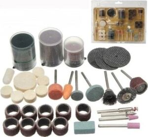 105 Parça Taşlama Zımpara Dremel Gravür Oyma Aksesuar Set