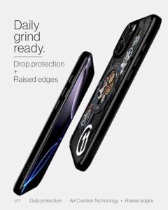 16 Pro ile Uyumlu Ince Magsafe Kılıf Ultra Hybrid T Kamera Butonu Sararmaya Dayanıklı Duraclear™ Hava Kanalı Teknolojisi™ Askeri Sınıf Koruma C11 Chronos Kapak - ACS09193