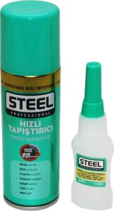 Hızlı Yapıştırıcı Seti - Aktivatör Spreyli - 100 ml ve 20 gr