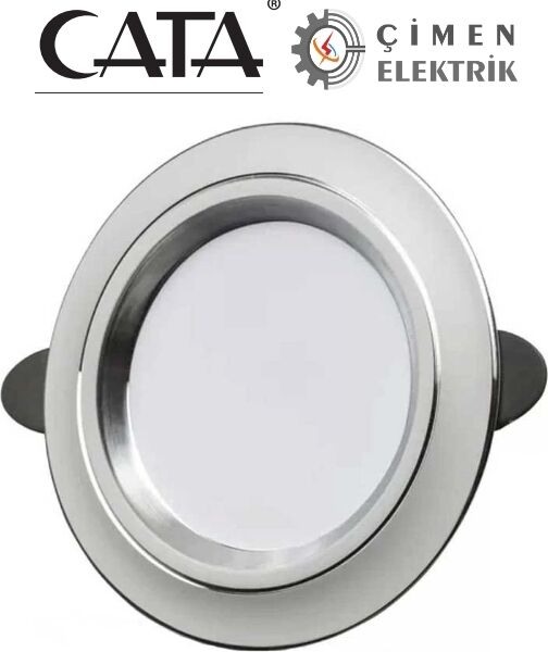 Cata Ct 5257 Beyaz Kasa Zebra LED Spot 6W 3 Renkli
