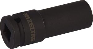 1108067010 1/2'' Altı Köşe Havalı Derin Lokma Anahtar, Siyah, 10 mm