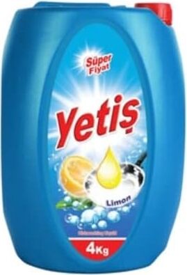 Yetiş Sıvı Bulaşık Deterjanı Limonlu 4000 gr