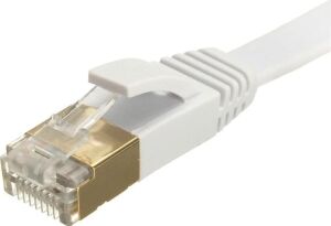 Tkz 5344 Cat7 RJ45 Modem Internet Kablosu 20 Metre 10GBPS 600MHZ Uçları Fabrikasyon Takılı Bilgisayar Modem Internet Ethernet Kablosu (20 Metre Cat7 10GBPS 600MHZ)
