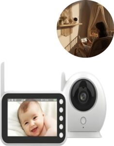 4.5 Inç Ekranlı Gece Görüşlü Bebek Kamerası ve Monitörü Yeni Nesil