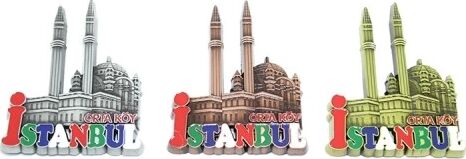 Metal Istanbul Temalı Yöresel Magnet Model 2