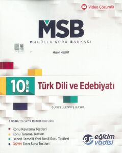 Eğitim Vadisi 10. Sınıf Türk Dili ve Edebiyatı Modüler Soru Bankası