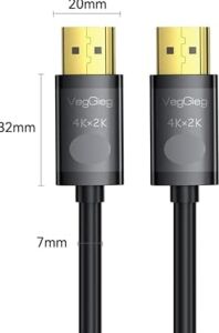 8k/4k 60 Hz Displayport V1.2 Kablo 1.5 Metre