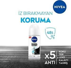 Kadın Roll On Deodorant & Invisible Pure 48 Saat Anti-Perspirant Koruma (50 Ml)