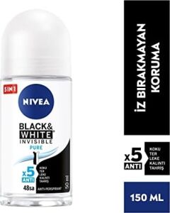 Kadın Roll On Deodorant & Invisible Pure 48 Saat Anti-Perspirant Koruma (50 Ml)