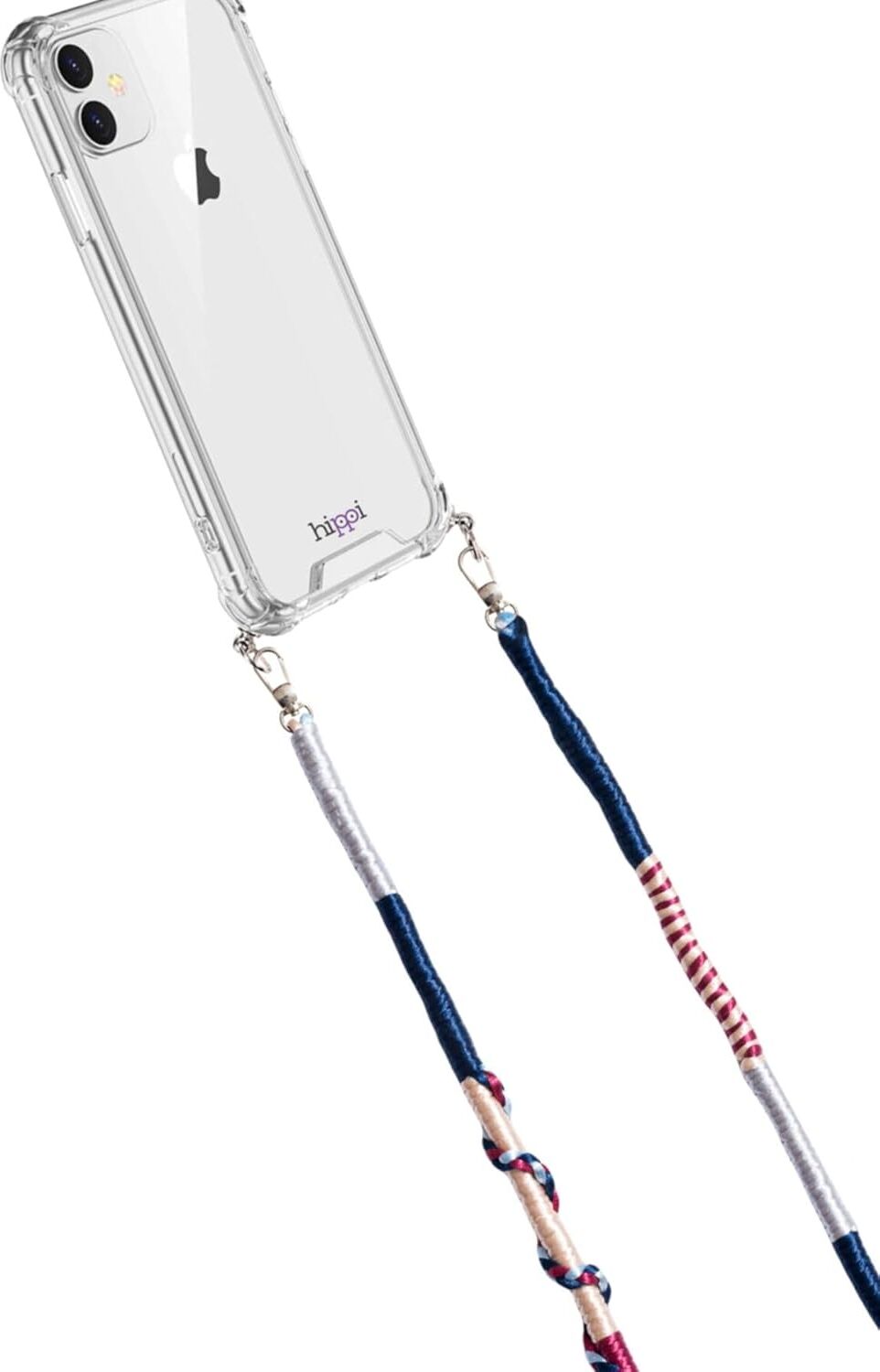 Hippi Cosmos Rengarenk 110 cm El Örgüsü Telefon ve Çanta Askısı (Renkli)