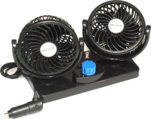 Araç Vantilatör Oynar Başlıklı Çakmaklık Girişli 2 Modlu Oto Fan