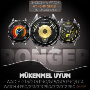 ile Uyumlu Mountain Loop 22MM Kordon Gt6/gt6 Pro/gt5/gt5 Pro/gt4/gt3/gt3 Pro/gt2/gt2 Pro 46MM Için Terleme Karşıtı Gt6 Kordon Metalik Bağlantılı 1.sınıf Dokuma Kumaş Gt6 Kayış
