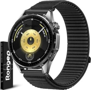 ile Uyumlu Mountain Loop 22MM Kordon Gt6/gt6 Pro/gt5/gt5 Pro/gt4/gt3/gt3 Pro/gt2/gt2 Pro 46MM Için Terleme Karşıtı Gt6 Kordon Metalik Bağlantılı 1.sınıf Dokuma Kumaş Gt6 Kayış