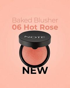 Baked Blusher 06 Hot Rose Işıltılı Fırınlanmış Toz Allık