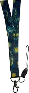 Van Gogh Yıldızlı Geceler Boyun Ipi ve Telefon Askısı