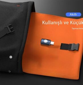 35W Lightning To Type C 15 Max Pro Plus Yuva Çevirici Hızlı Şarj Aktarımı Otg Dönüştürücü Gri Otgtm-G