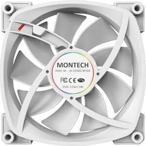 Ax 120 Argb Fan – 1600PWM, High-End Durability, Silent Performance, And Stunning Argb Design (120MM, White)