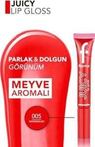 Doğal Renk Veren Meyve Aromalı Nemlendirici Dudak Parlatıcısı 005 Watermelon