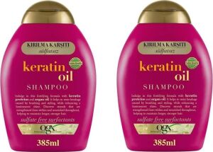 Keratin Yağı Içeren Şampuan, 385 Ml, 2'li Paket