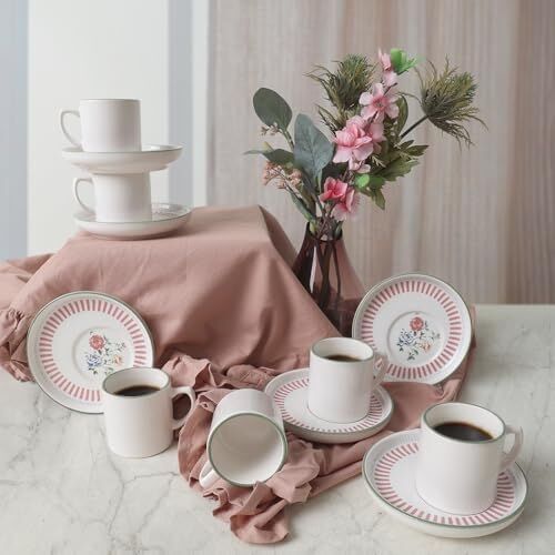 Rose Kahve Takımı 12 Parça 6 Kişilik 22910-12
