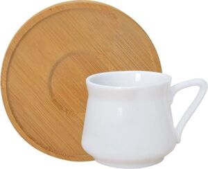 Kahve Fincan Takımı - Bambu Tabaklı