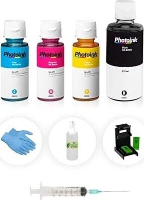 Star Film 2710/2720/2721/2320/2321 Yazıcı Uyumlu Photoink Plus Siyah ve Renkli Kartuş Dolum Seti