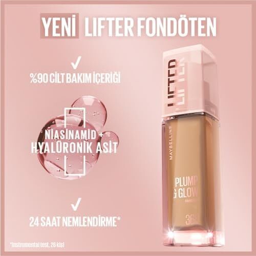 New York Lifter Niasinamid ve Hyalüronik Asit Içeren Aydınlatan Fondöten - 90