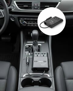 Araç Için 12V 24V Güç Dönüştürücü 220V Priz ve USB Portlu
