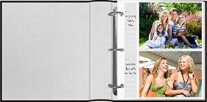 Photo Albums 200 Cepli Halka Bağlı Şarap Rengi Bağlanmış Deri Altın Vurgulu Kapak Fotoğraf Albümü 10 x 15 cm Baskılar Için