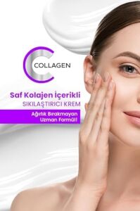 Anti-Aging Etkili Collagen Krem, Yaşlanma & Kırışıklık Karşıtı, Cilt Sıkılaştırıcı & Yenileyici, Günlük Bakım, 50 ml