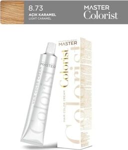 Professional Tüp Saç Boyası Boya 60 ml 8.73 Açık Karamel