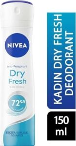 Dry Fresh Kadın Sprey Deodorant, 150 ml