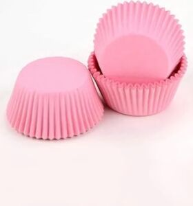 Takribi 200 Adet Standart Boy Pembe Muffin Kek Kalıbı, Browine Kalıbı 40X30 Mm, Cupcake Kağıdı Doğum Günü Parti Dekorasyonu Için