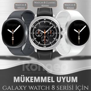 ile Uyumlu  Metal Hasır Kordon Galaxy Watch 8 44MM/40MM/CLASSIC 46MM Için Manyetik Tasarımlı Galaxy Watch 8 Kordonu Paslanma Yapmayan Metal Kordon