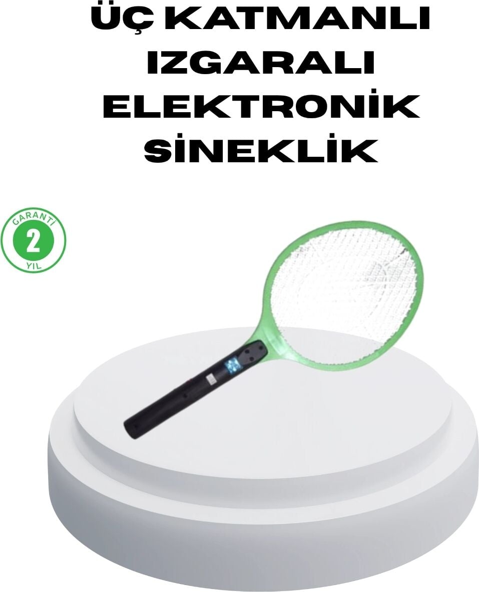 Pil ile Çalışan Elektronik Sinek Öldürücü – Çocuk ve Evcil Hayvan Dostu Tasarım