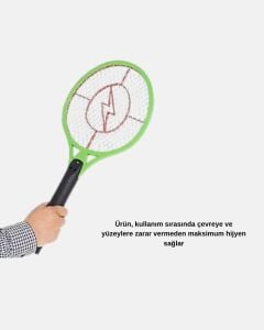 Pil ile Çalışan Elektronik Sinek Öldürücü – Çocuk ve Evcil Hayvan Dostu Tasarım