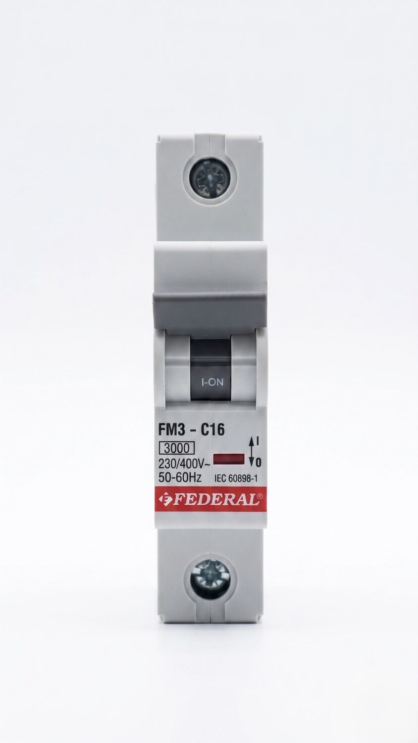1 Adet Federal 1X16 A C Tipi 3ka Otomatik Sigorta Fm3-C 9EC-C0331-0D16