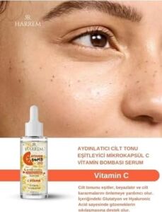 Aydınlatıcı Cilt Tonu Eşitleyici Mikrokapsül C Vitamin Bombası Serum 30 ml