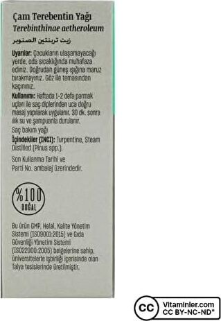 Çam Terebentin Yağı, 50 ml