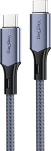100W 5A E-Mark Çipli Pd Type-C To Type-C Hızlı Şarj ve Data Kablosu 2 Metre
