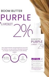 Boom Butter Renk ve Saç Yapısını Koruyucu Purple Mor Saç Toniği 150ML
