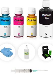 Photo Ink Hp Officejet 6500A Plus Plus Siyah ve Renkli Kartuş Dolum Seti