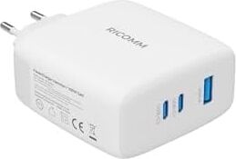 100W Gan 3 Portlu Usb-C + Usb-A Şarj Aleti Qc5.0 Pd, Ipad,,, Notebook, Uyumlu Hızlı Şarj Cihazı + 100W Type-C Şarj Kablosu 2 Metre