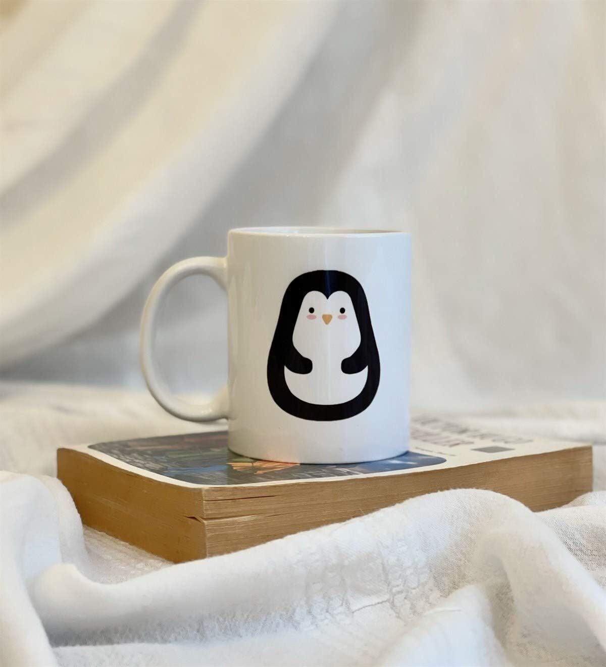 Tatlı Penguen Tasarımlı Kupa