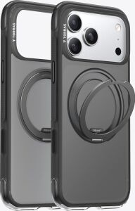 Torras O3 Air iPhone 17 Pro Uyumlu Kılıf, 360° Manyetik Standlı, Magsafe Uyumlu, Askeri Düzey Darbe Korumalı, Ince ve Şık Telefon Kılıfı